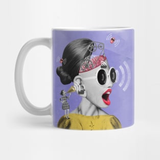 Feminism collage art Mug